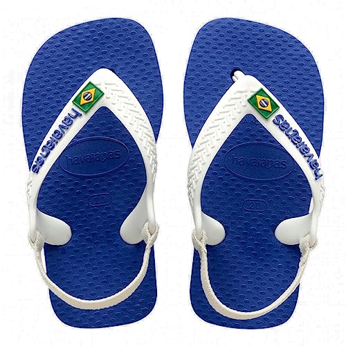 Havaianas Unisex Baby Brasil Logo II Flip flops, Marineblau, 21 EU von Havaianas