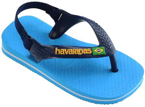 Havaianas Baby Brasil Logo Ii TurquoiseNavy Blue, Flipflop, TURQUOISE/NAVY BLUE, 17/18 EU von Havaianas