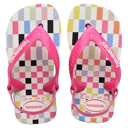 Havaianas Unisex Baby Check Sandale, White, 23 EU von Havaianas