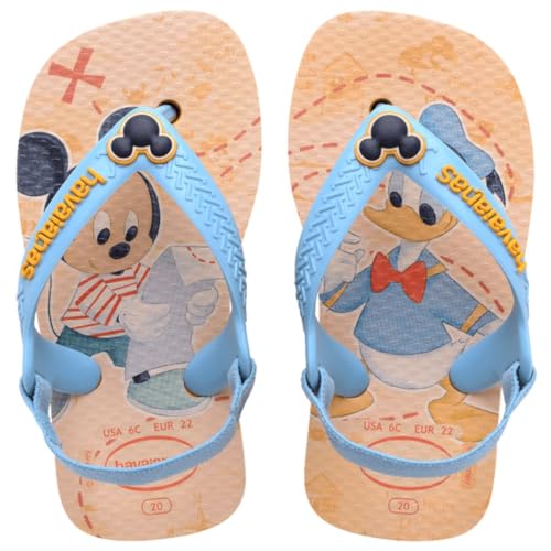 Havaianas Unisex Baby Disney Classics II Flipflop, Pop Yellow, 22 EU von Havaianas