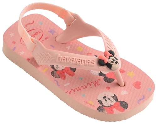 Havaianas Unisex Baby Disney Classics II Flipflop, Pink/Pink/Pink, 21 EU von Havaianas