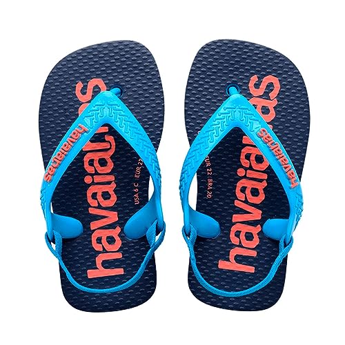 Havaianas Unisex Baby Logomania Flipflop, Turquoise, 22 von Havaianas