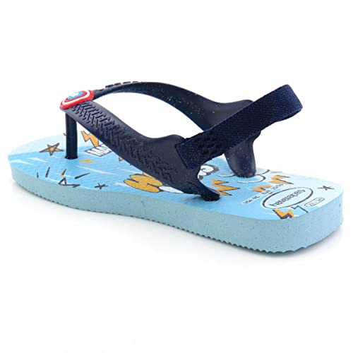 Havaianas Unisex Baby Marvel Flipflop, Blue Water, 22 EU von Havaianas