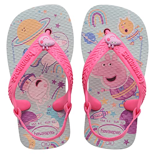 Havaianas Unisex Baby Peppa Pig Ballett Rose Flip-Flop, Ballettrose, 19 BR (21 EU) von Havaianas