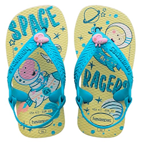 Havaianas Unisex Baby Peppa Pig Beige Flipflop, 21 (BR) / 23 (EU) von Havaianas