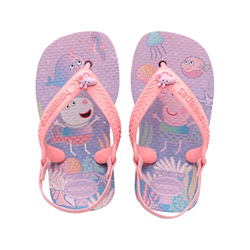 Havaianas Unisex Baby Peppa Pig Flipflop, Quiet Lilac, 20 EU von Havaianas