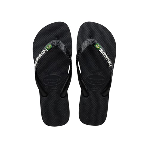 Havaianas Unisex Brasil Logo, Black/Black, 2 von Havaianas