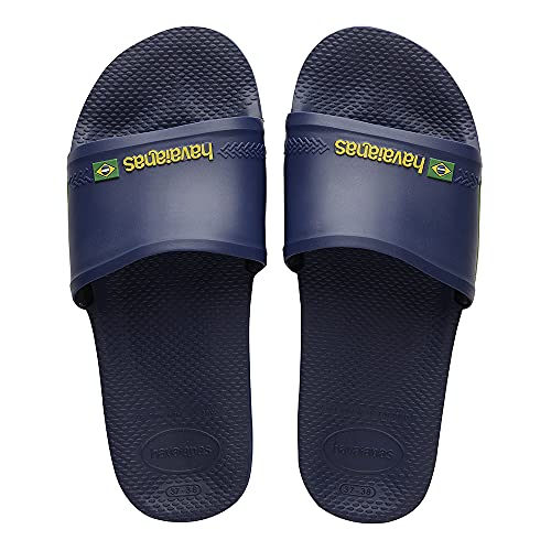 Havaianas Unisex Slide Brasil Slides, Navy Blau 35/36 EU von Havaianas