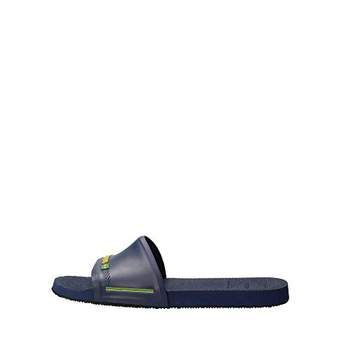 Havaianas Unisex Slide Brasil Slides, Navy Blau 33/34 EU von Havaianas