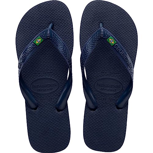 Havaianas Unisex Brasil Zehentrenner, Navy Blue, 33/34 EU von Havaianas