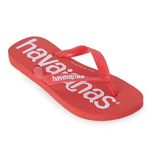 Havaianas Unisex-Erwachsene Top Logomania Zehentrenner, Rot (Ruby Red 2090), 43/44 EU von Havaianas