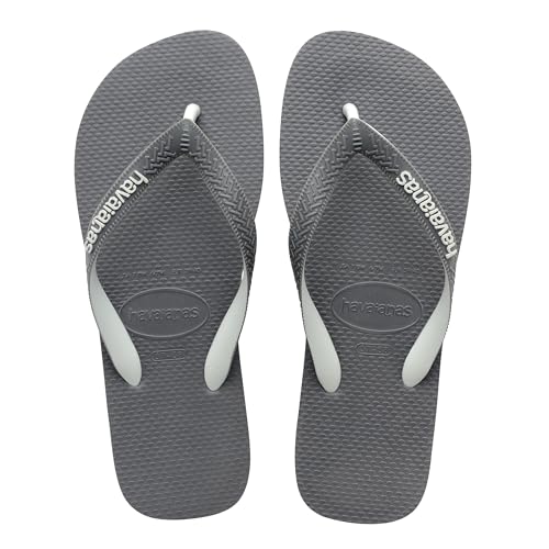 Havaianas - Top Mix, Bequeme, Robuste und Leichte Badelatschen mit Brasilianischer Flagge, Zweifarbigen Riemen und Rutschfesten Sohlen, Unisex Erwachsene Havaianas - Top Mix, Bequeme, Robuste und Leichte Badelatschen mit Brasilianischer Flagge, Zweifarbigen Riemen und Rutschfesten Sohlen, Unisex Erwachsene von Havaianas