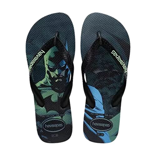 Havaianas Top Herois DC Flip Flops Unisex, Schwarz/Schwarz/Ton, 35/36 EU von Havaianas