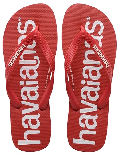 Havaianas Unisex-Kinder Top Logomania Flipflop, Rubinrot, 25/26 EU von Havaianas