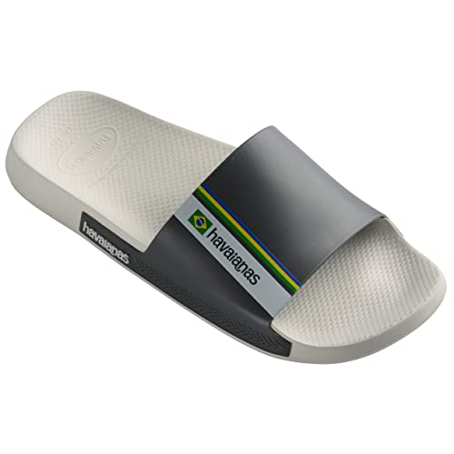 Havaianas Unisex Slide Brasil White Sandal Havaianas Unisex Slide Brasil White Sandal von Havaianas