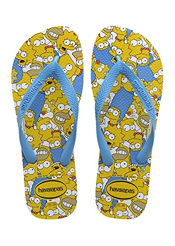 Havaianas Unisex Simpsons Flip flops, Weiß / Türkis / Weiß 35/36 EU von Havaianas