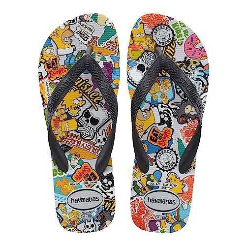 Havaianas Unisex's Simpsons Flip-Flop, Eisgrau Grau, 39/40 EU von Havaianas