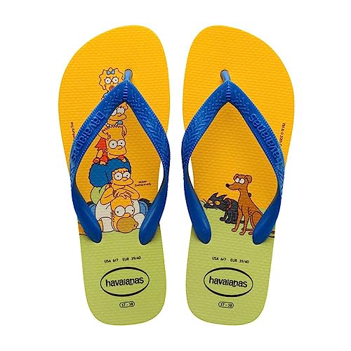 Havaianas Unisex's Simpsons Flip-Flop, Zitrusgelb, 33/34 EU von Havaianas