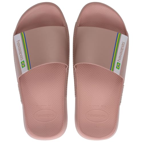 Havaianas Slide Brasil, Schiebe-Sandalen, Crocus Rose, von Havaianas