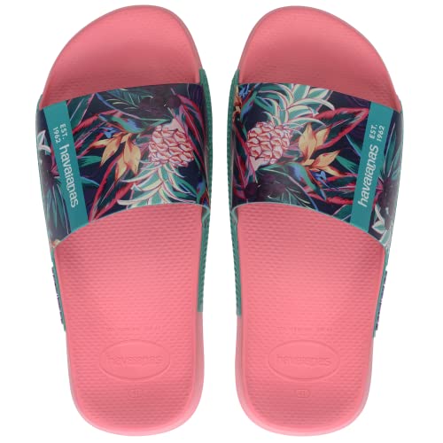 Havaianas Unisex Slide Print Schiebe-Sandalen, Rosa Porzellan, 43/44 EU von Havaianas