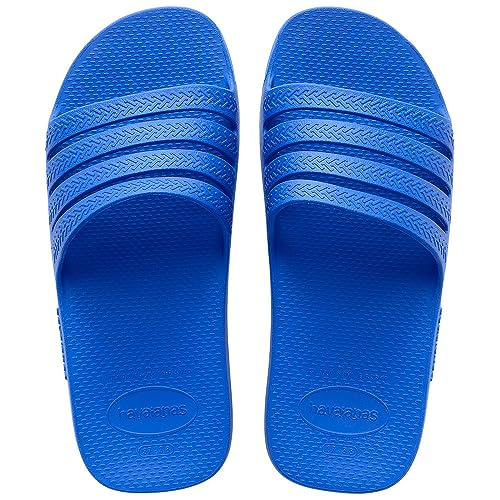 Havaianas Unisex Slide Stradi Flip-Flop, Blau/Sterne, 39/40 EU von Havaianas