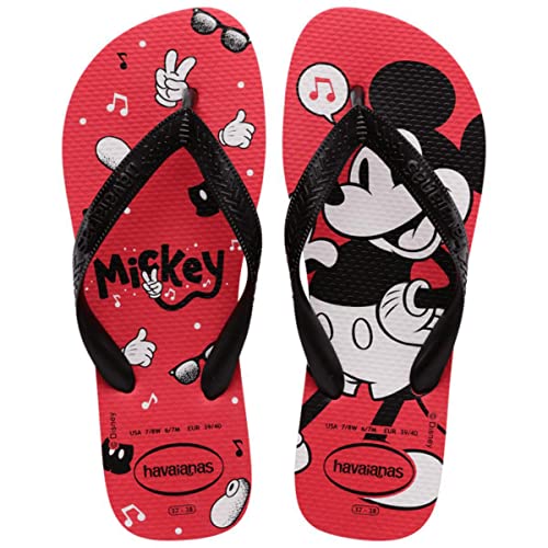 Havaianas Unisex Top Disney Flipflop, Rubinrot Schwarz von Havaianas