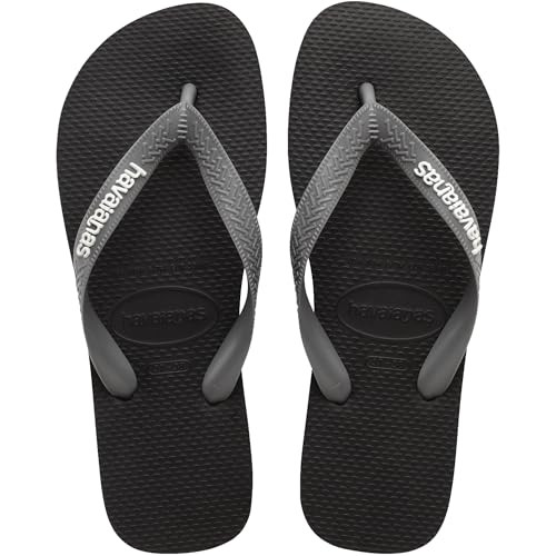 Havaianas Unisex Top Logo Pop Up Flipflop, Black/Steel Grey Havaianas Unisex Top Logo Pop Up Flipflop, Black/Steel Grey von Havaianas