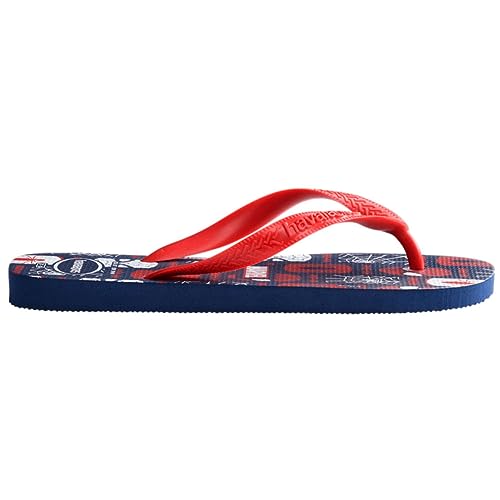 Havaianas Unisex Top Marvel Logomania Flip-Flop, marineblau, 37/38 EU von Havaianas