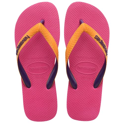 Havaianas Zehentrenner Damen/ Herren Top Mix, Pink Electric, 45/46 EU von Havaianas