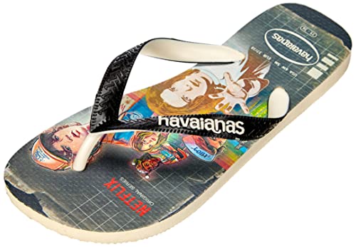 Havaianas Unisex Top Netflix Flipflop, Beige, 33/34 EU von Havaianas