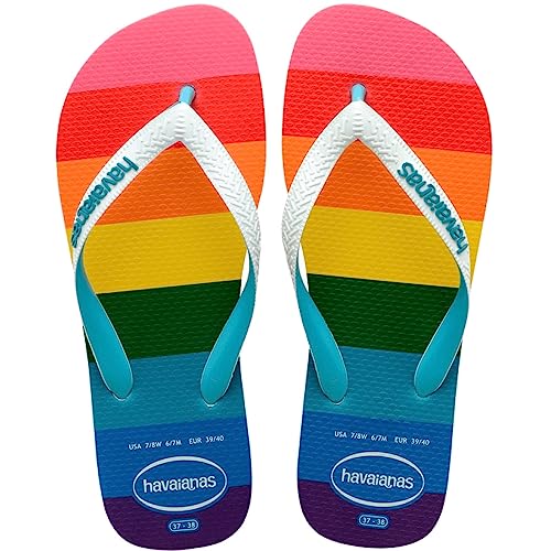 Havaianas Unisex Top Pride Allover Flipflop,Blau,37/38 EU von Havaianas