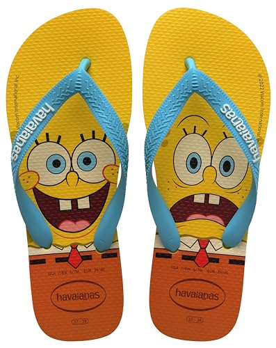 Havaianas Top Spongebob, Flip Flop Unisex Adults, Citrus Yellow, 4.5/5 UK von Havaianas