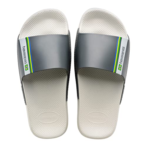 Havaianas Unisex's Slide Brazil White Sandale, weiß, 39/40 EU von Havaianas