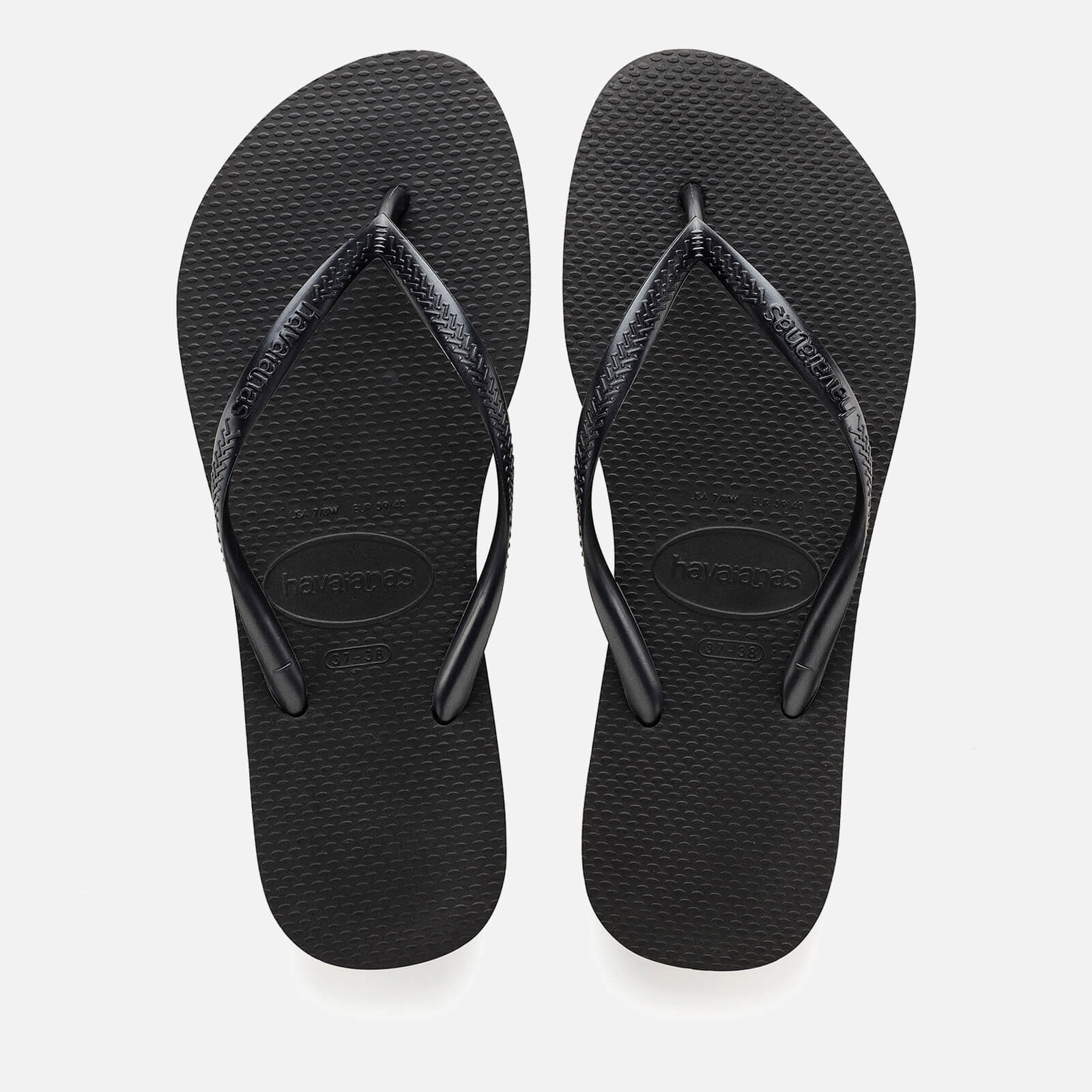 Havaianas Women's Slim Flip Flops - Black - UK 3/4 von Havaianas