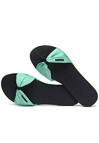 Havaianas You Saint Tropez Basic flache Sandale, Schwarz, 35 EU von Havaianas