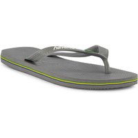 havaianas Herren Zehensandalen grau Gummi von Havaianas