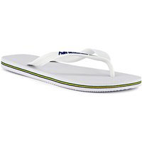 havaianas Herren Zehensandalen weiß Gummi von Havaianas