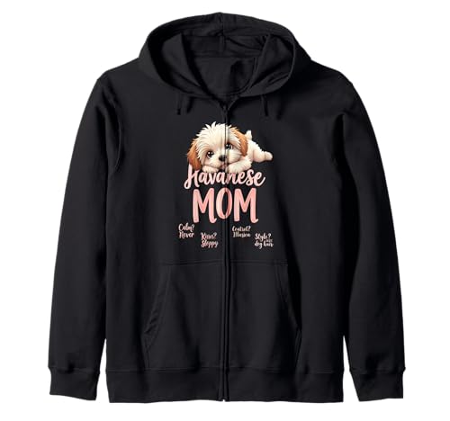 Lustiges havanesisches Mom Dog Cuban Bichon Mama Humor Zitat Kapuzenjacke Lustiges havanesisches Mom Dog Cuban Bichon Mama Humor Zitat Kapuzenjacke von Havanese Fun Designs