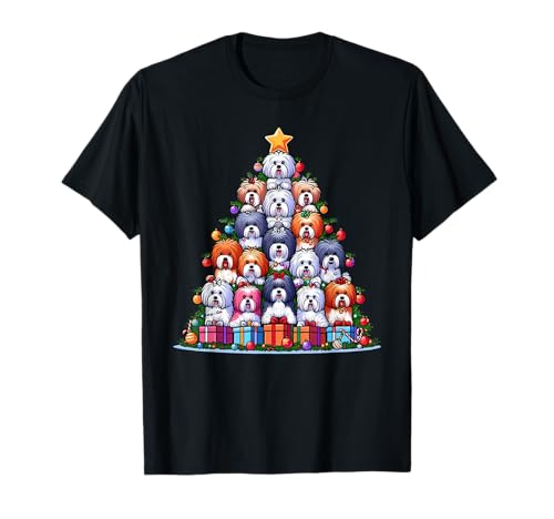 Niedlicher Havanesischer Weihnachtsbaum Hund Damen Herren Kinder lustig T-Shirt Niedlicher Havanesischer Weihnachtsbaum Hund Damen Herren Kinder lustig T-Shirt von Havanese Lovers Christmas Costume For Boy Girl
