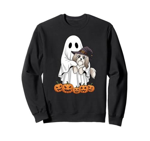 Lustiger Geist Havaneser Kürbis Halloween Kinder Herren Damen Sweatshirt Lustiger Geist Havaneser Kürbis Halloween Kinder Herren Damen Sweatshirt von Havanese Lovers Cute Halloween Outfits Boy Girl