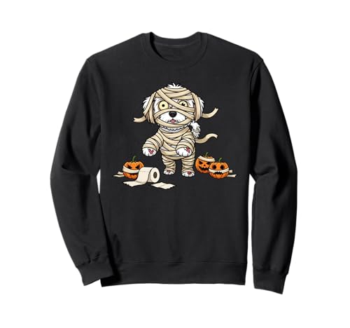 Lustiger havanesischer Mumien-Kürbis Halloween Kinder Herren Damen Sweatshirt Lustiger havanesischer Mumien-Kürbis Halloween Kinder Herren Damen Sweatshirt von Havanese Lovers Cute Halloween Outfits Boy Girl