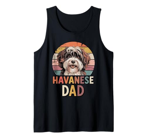 Herren Retro Havanese Dad Havaneses Tank Top Herren Retro Havanese Dad Havaneses Tank Top von Havaneses Havanese Dog Lover Gifts