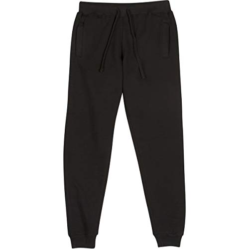 Have It Tall, Herren Jogginghose Extra Lang, Fleece Jogger Sweatpants Extra Tall, Baumwolle, Innen Fleece, Schwarz Small-Tall von Have It Tall