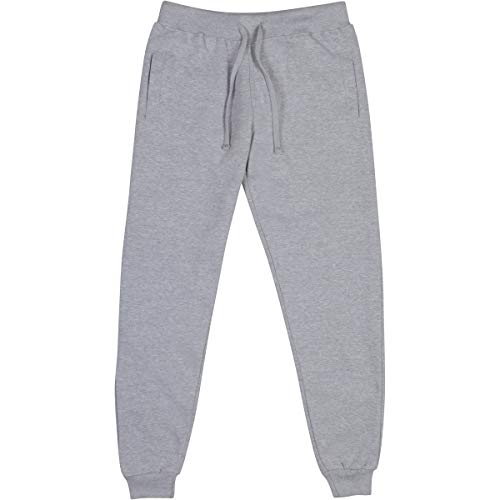 Have It Tall, Herren Jogginghose Extra Lang, Fleece Jogger Sweatpants Extra Tall, Baumwolle, Innen Fleece, Hell Grau Large-Tall von Have It Tall