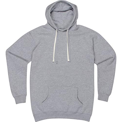 Have It Tall, Herren Kapuzenpullover Extra Lang, Mens Fleece Hoodie Extra Tall, Fleece Pullover Extralang, Langgrößen, Baumwolle, Fleece, Hellgrau XXL-Tall von Have It Tall