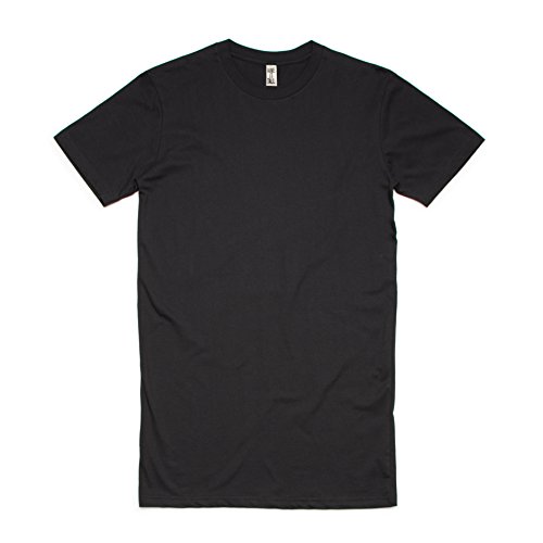 Have It Tall Men's Cotton Extra Long T Shirt, Herren Extra Tall T-Shirt, Extra lang geschnitten, Black Medium Extra Tall von Have It Tall