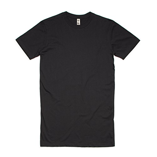 Have It Tall Men's Cotton Extra Long T Shirt, Herren Extra Tall T-Shirt, Extra lang geschnitten, Black Small Extra Tall von Have It Tall