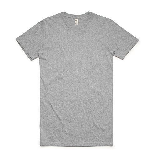Have It Tall Men's Cotton Extra Long T Shirt, Herren Extra Tall T-Shirt, Extra lang geschnitten, Heather Graphite XL Extra Tall von Have It Tall