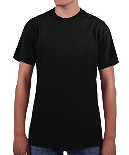 Have It Tall Men's Dryer Safe Pre-Shrunk Heavyweight Ring Spun Cotton T Shirt Black MT Tall von Have It Tall
