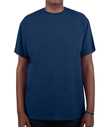 Have It Tall Men's Dryer Safe Pre-Shrunk Heavyweight Ring Spun Cotton T Shirt Navy 2XLT Tall von Have It Tall